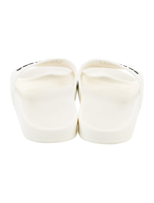 Balenciaga Rubber Graphic Print Slides