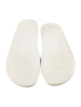 Balenciaga Rubber Graphic Print Slides