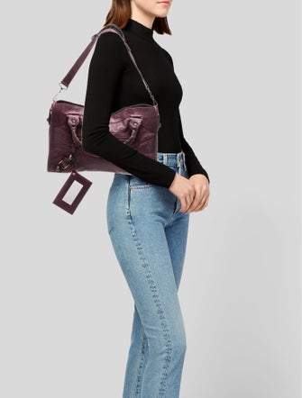 Balenciaga Leather Motocross Classic City