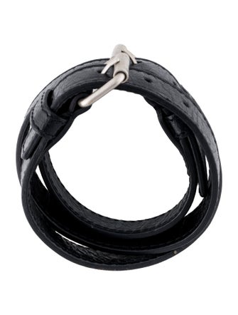 Balenciaga Leather Arena Classic Triple Bracelet”