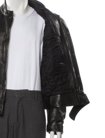 Balenciaga 2016-2017 Goat Leather Moto Jacket