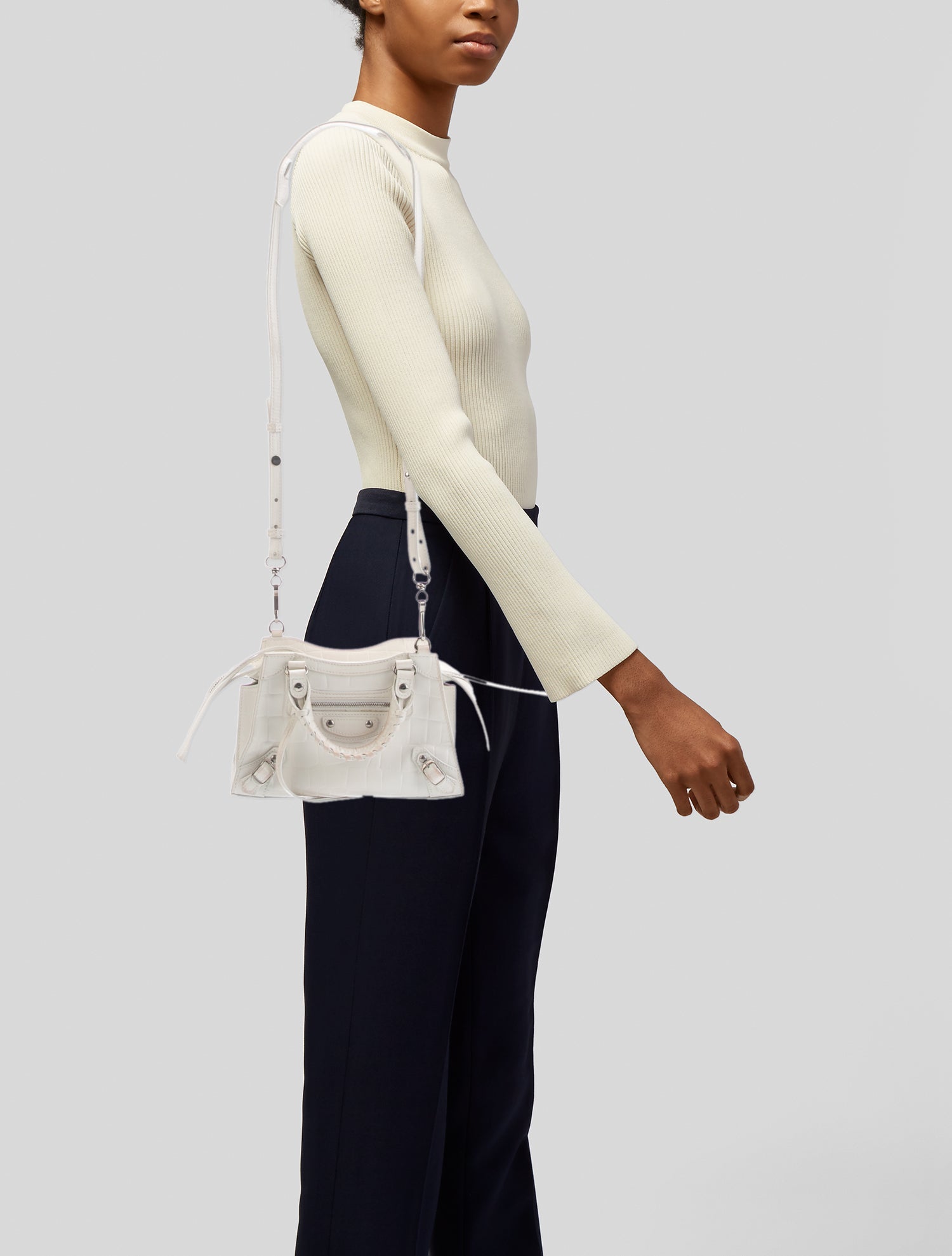 Balenciaga Embossed Leather Classic City