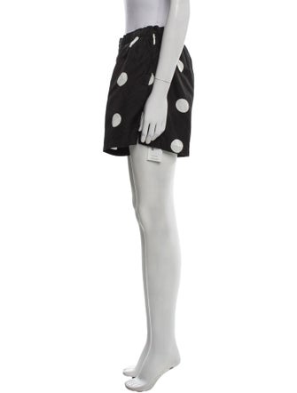 Balenciaga Polka Dot Print Mini Shorts