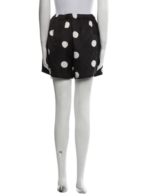Balenciaga Polka Dot Print Mini Shorts