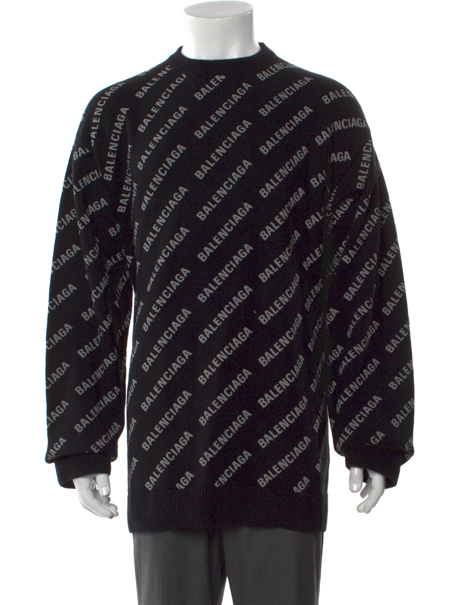 Balenciaga Cashmere Printed Pullover