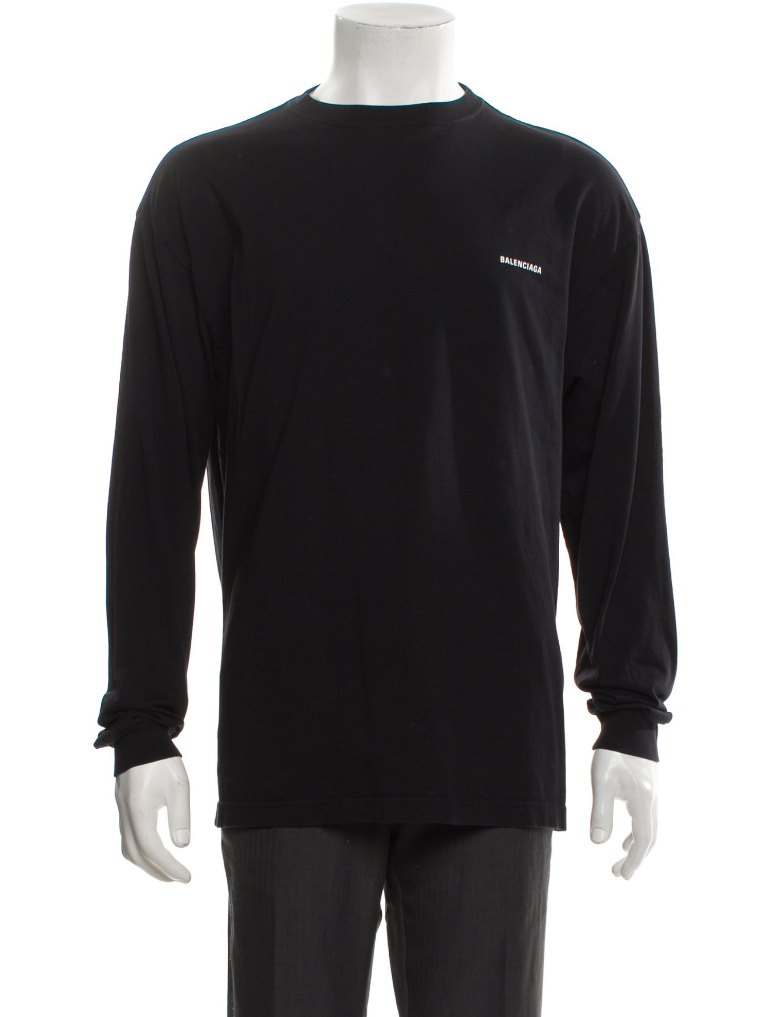 Balenciaga Crew Neck Long Sleeve T-Shirt