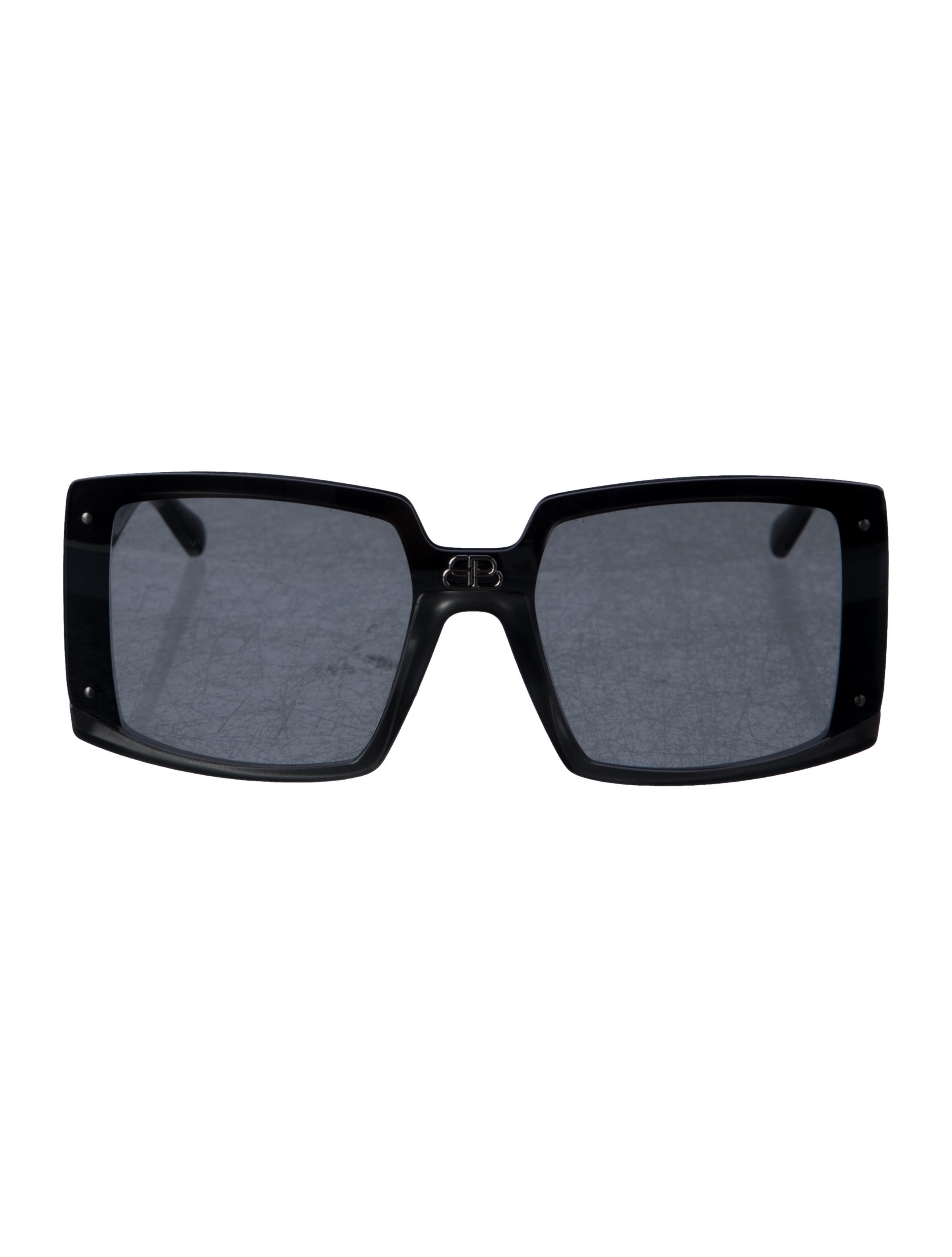 Balenciaga Square Tinted Sunglasses