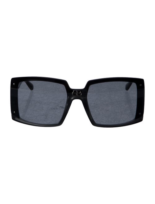 Balenciaga Square Tinted Sunglasses