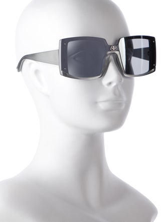 Balenciaga Square Tinted Sunglasses
