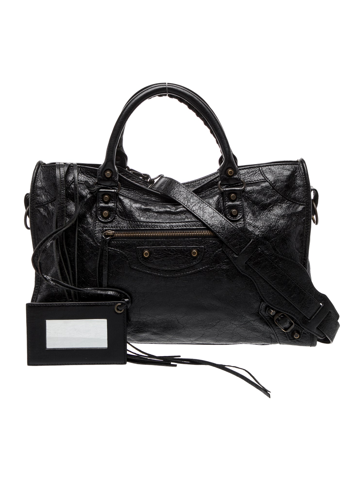 Balenciaga Leather Motocross Classic City