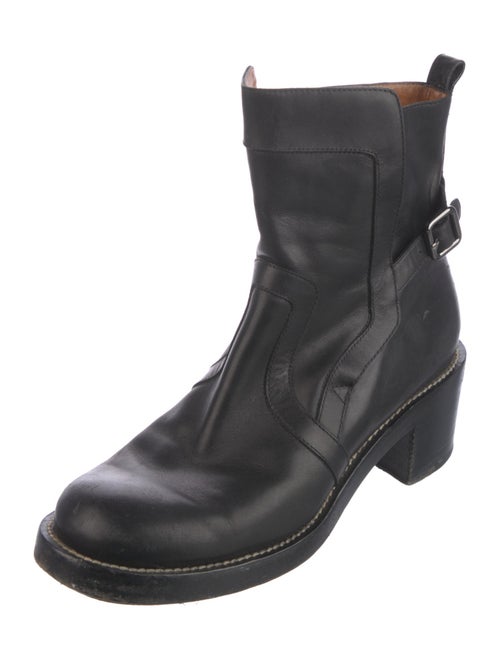 Balenciaga Leather Combat Boots