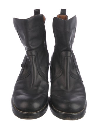 Balenciaga Leather Combat Boots