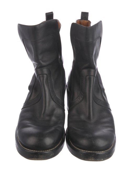 Balenciaga Leather Combat Boots