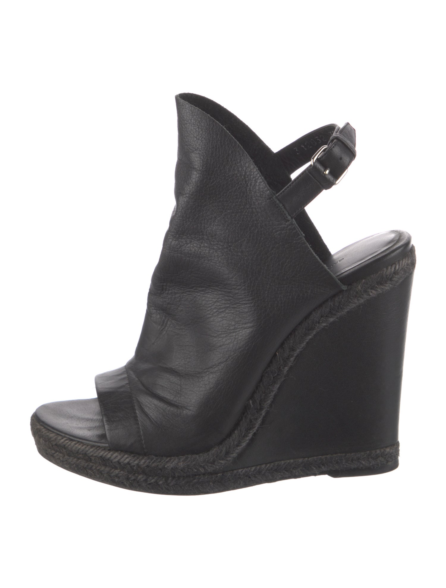 Balenciaga Leather Slingback Sandals