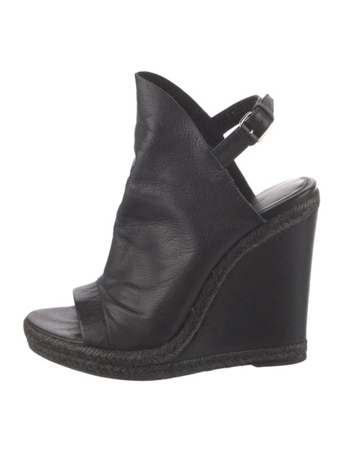 Balenciaga Leather Slingback Sandals