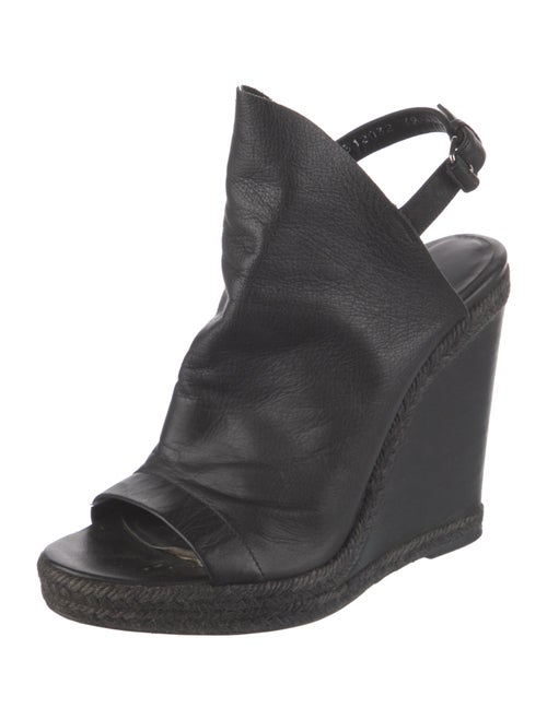 Balenciaga Leather Slingback Sandals