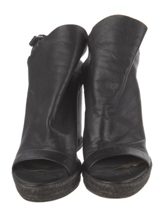 Balenciaga Leather Slingback Sandals