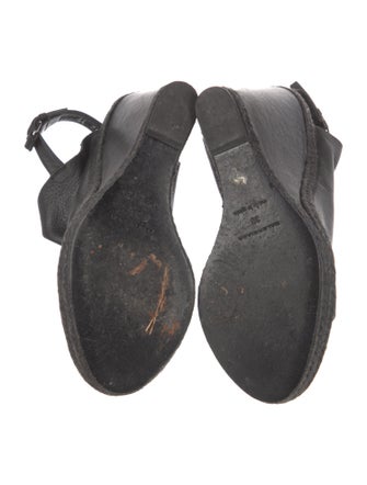 Balenciaga Leather Slingback Sandals