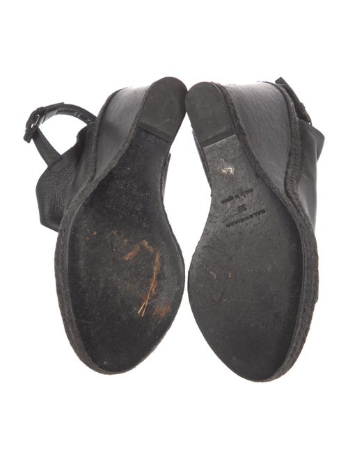 Balenciaga Leather Slingback Sandals