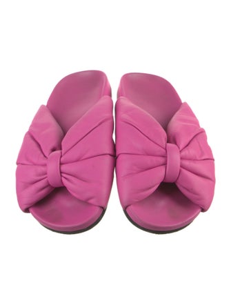 Balenciaga Leather Slides