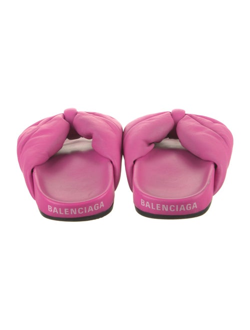 Balenciaga Leather Slides