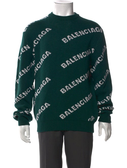 Balenciaga 2019 X All-Over Logo Pullover