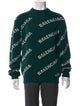 Balenciaga 2019 X All-Over Logo Pullover