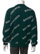 Balenciaga 2019 X All-Over Logo Pullover