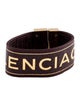 Balenciaga Leather Wrap Bracelet