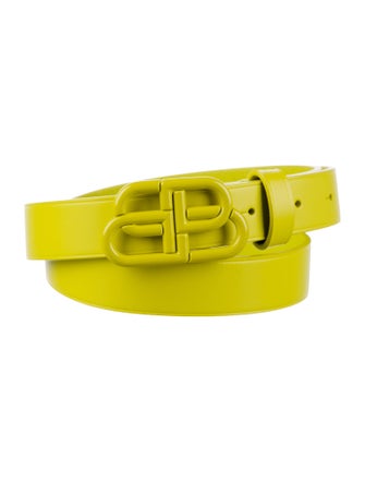 Balenciaga Skinny Leather Belt