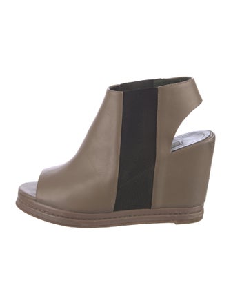 Balenciaga Leather Slingback Sandals