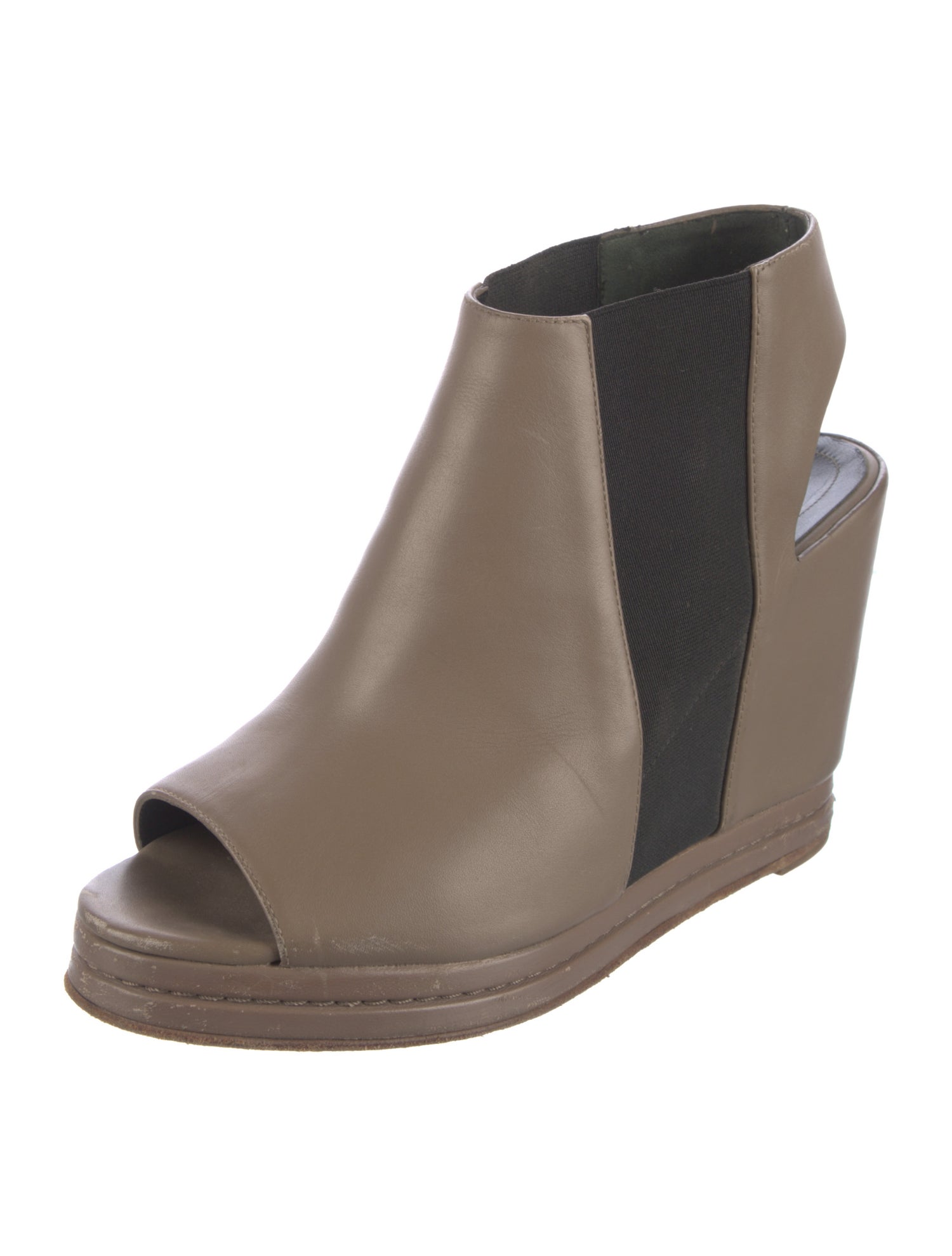 Balenciaga Leather Slingback Sandals