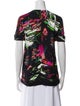Balenciaga 2014 Floral Print T-Shirt