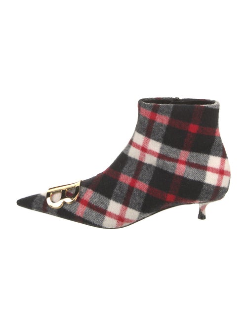 Balenciaga Wool Printed Boots