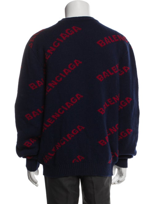 Balenciaga 2018 X All-Over Logo Pullover