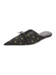 Balenciaga Printed Bow Accents Mules