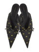 Balenciaga Printed Bow Accents Mules