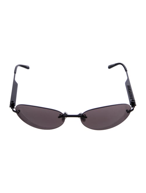 Balenciaga Cat-Eye Mirrored Sunglasses