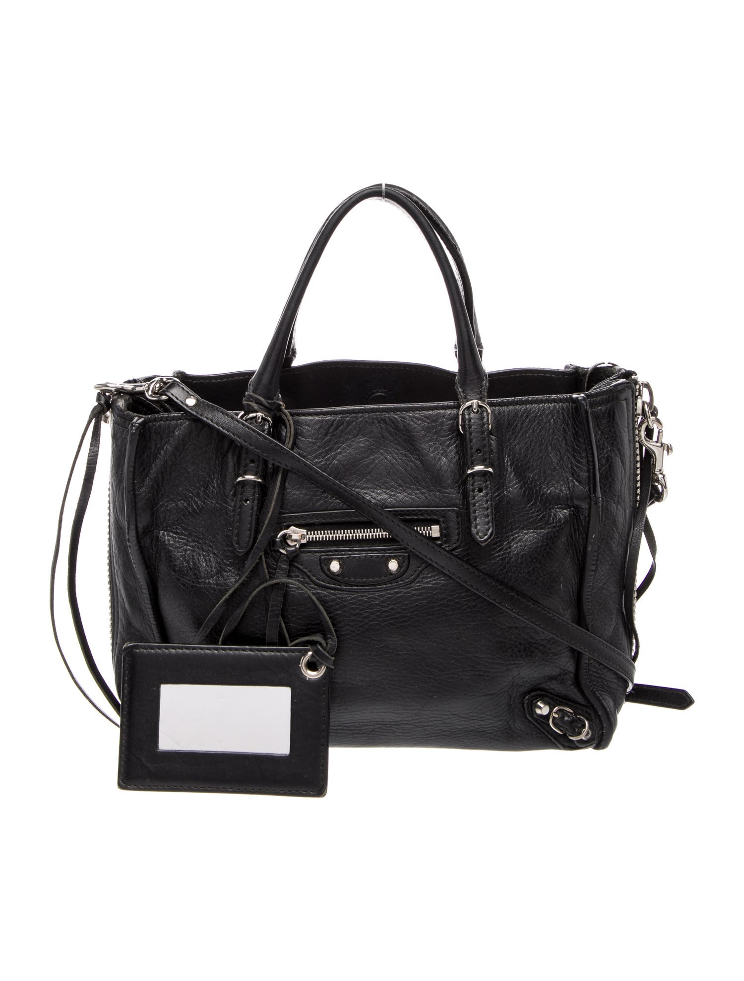 Balenciaga Leather Papier A4 Mini