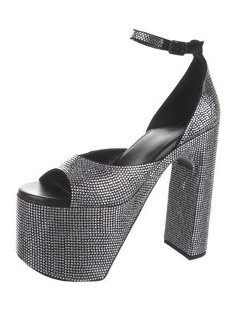 Balenciaga Crystal Printed Sandals