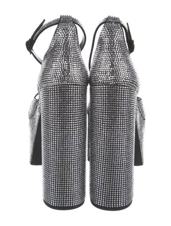 Balenciaga Crystal Printed Sandals