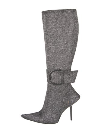 Balenciaga Glitter Glitter Accents Boots