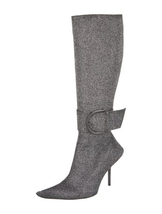 Balenciaga Glitter Glitter Accents Boots