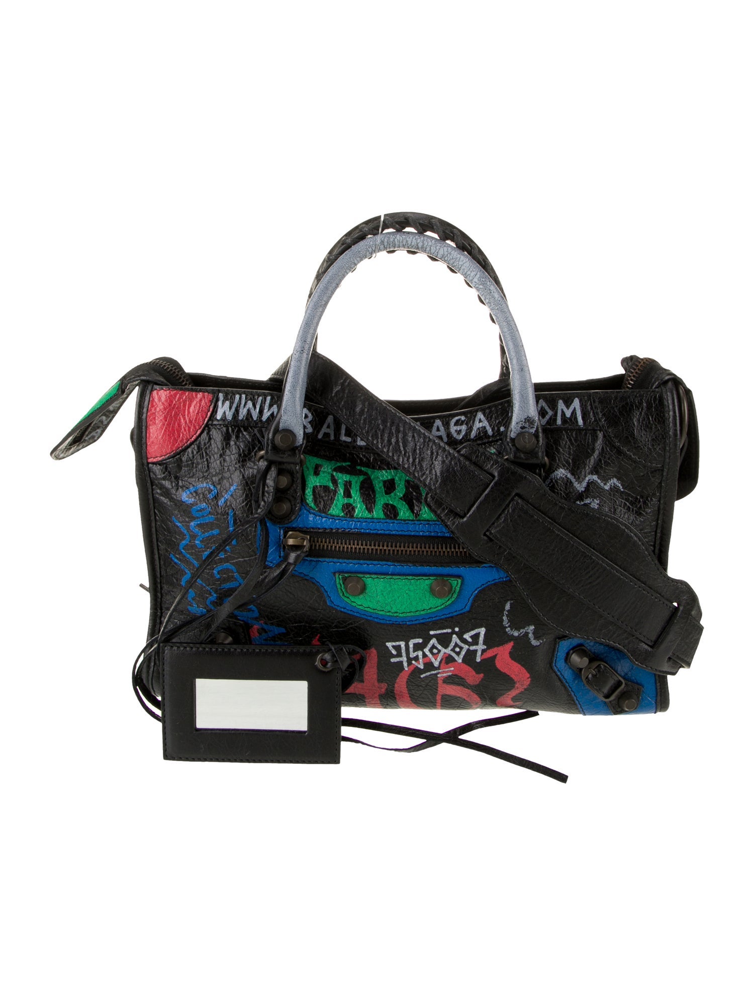 Balenciaga Leather Motocross Classic City