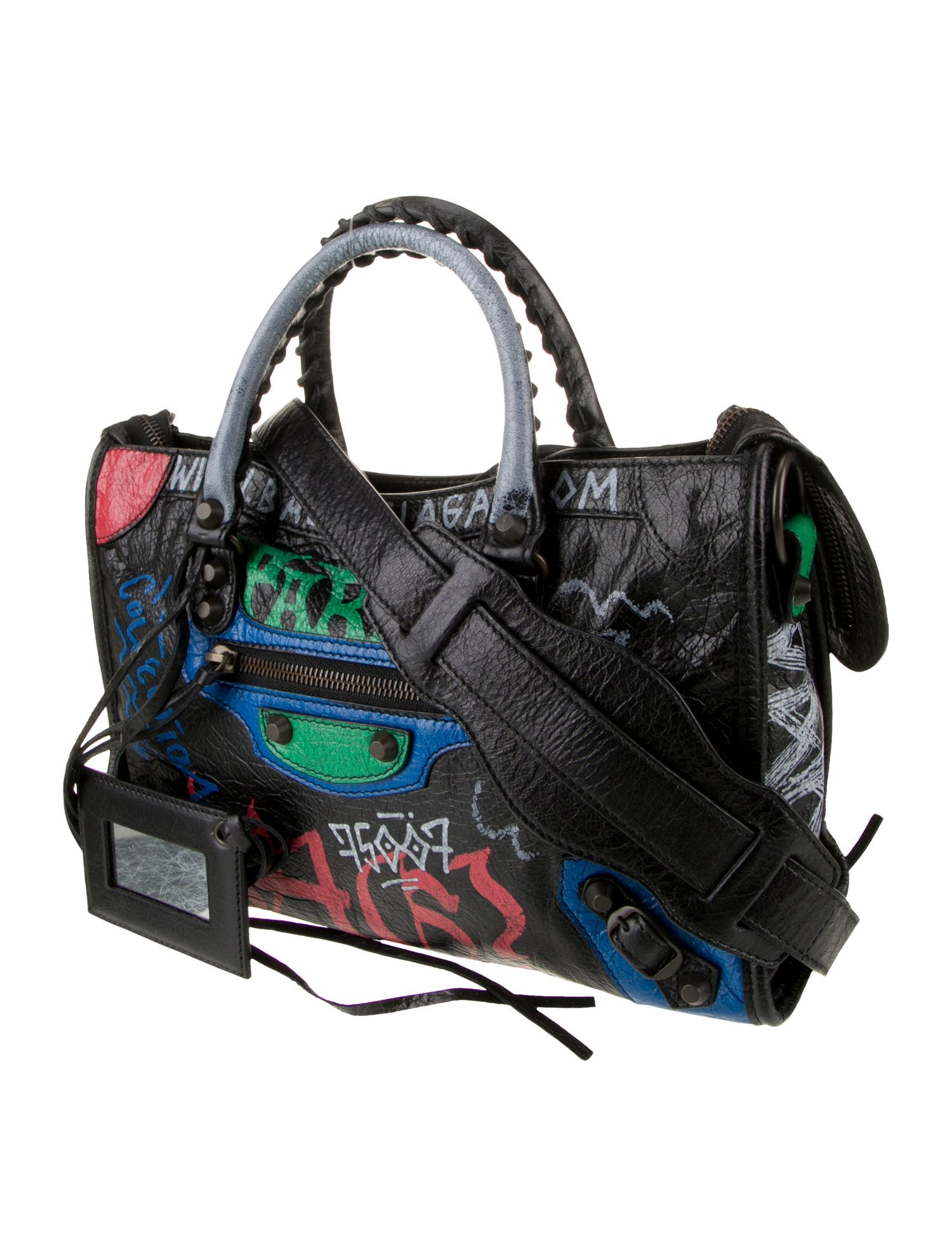 Balenciaga Leather Motocross Classic City