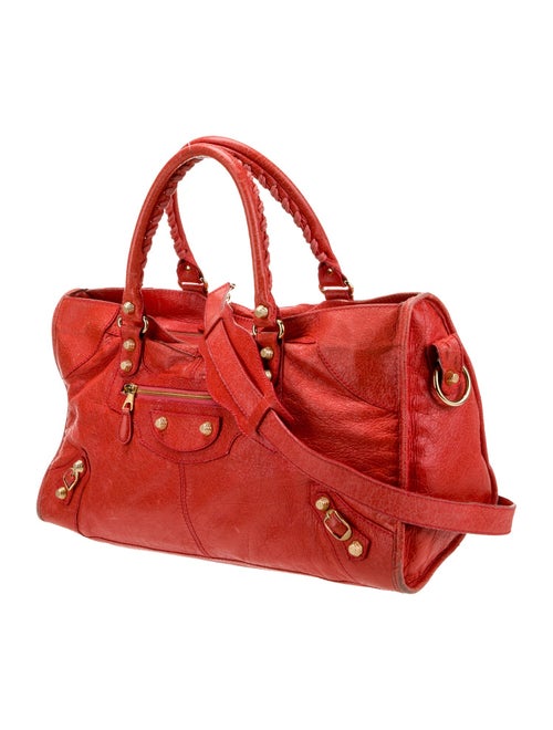 Balenciaga Leather Motocross Giant 12 Part Time Bag