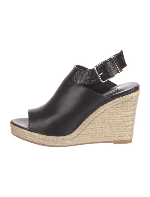 Balenciaga Leather Espadrilles