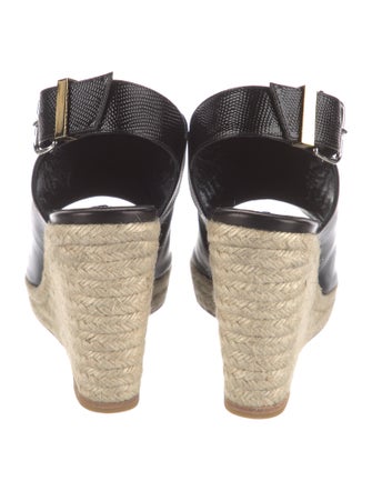 Balenciaga Leather Espadrilles