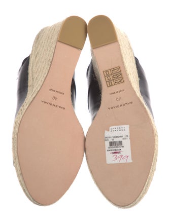 Balenciaga Leather Espadrilles