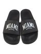 Balenciaga Rubber Graphic Print Slides